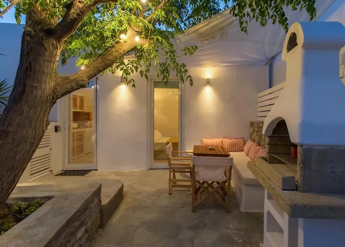 Satsi's Cozy Casa-2 Min From The Beach&town 度假居 Páros